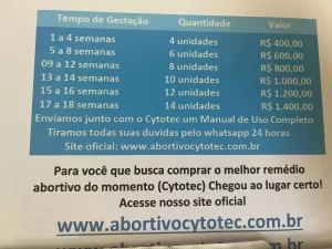 Cytotec olx Valor - Preço do produto